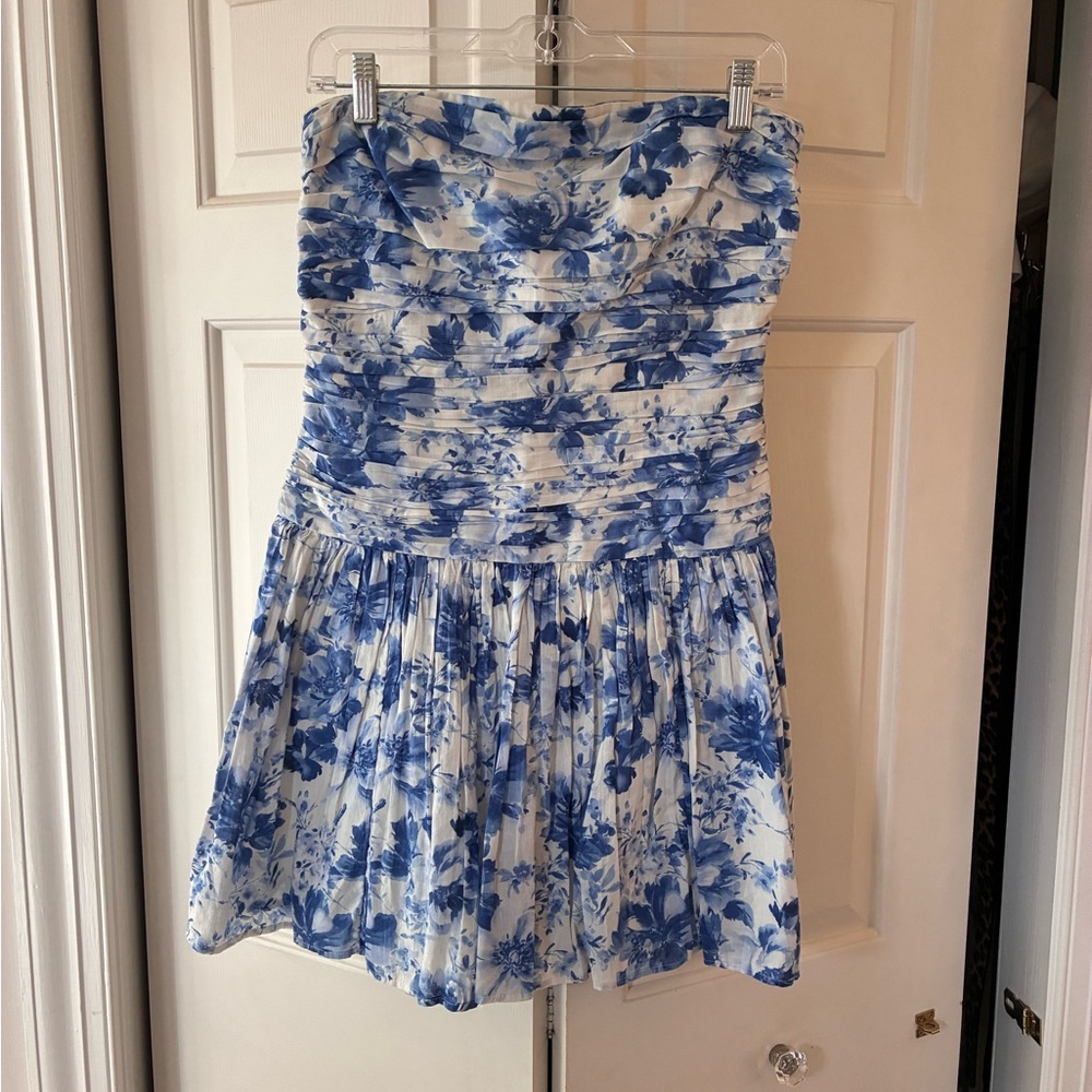 Abercrombie & Fitch Blue Floral Dress